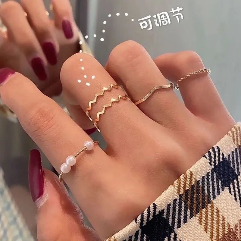 戒指一套5个