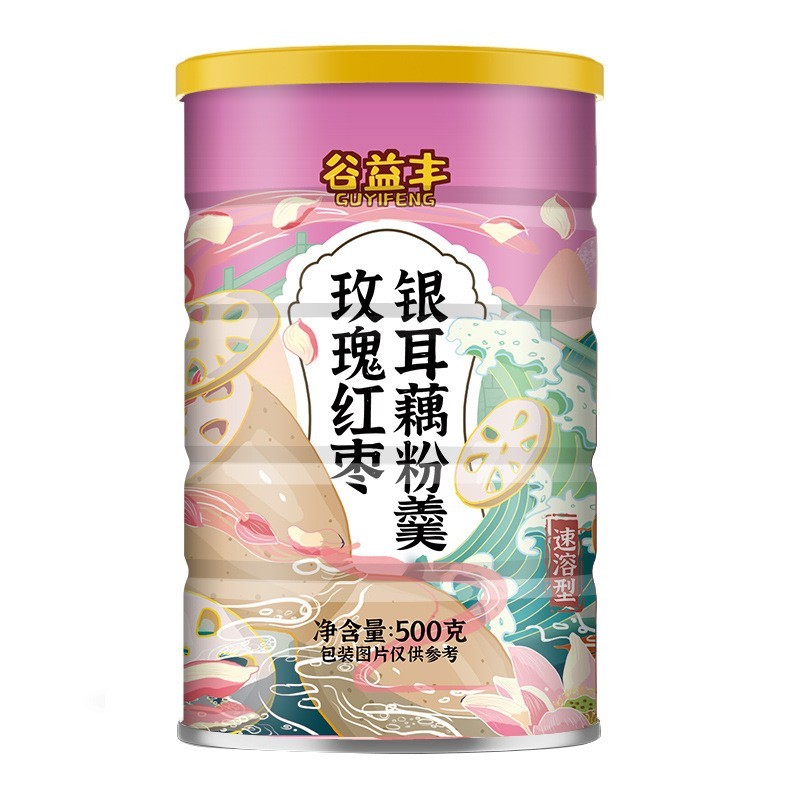 玫瑰红枣银耳藕粉羹1罐